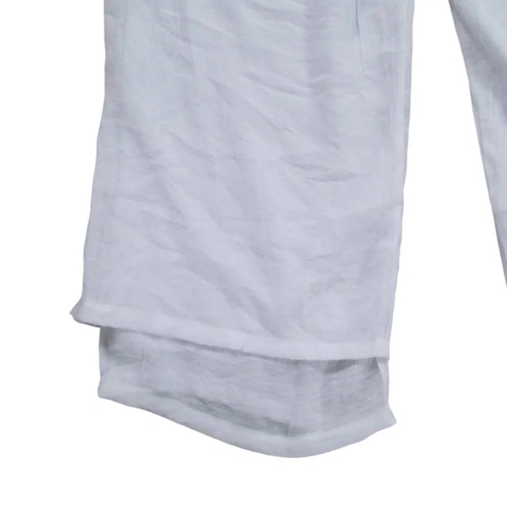 Creation Women's White Resortwear Boho Layered Pants‎ Size XLarge
